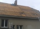Nový Bydžov - kompletní rekonstrukce střechy, plechová krytina Omak